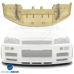 FRP OER Splitter Diffuser (front) > Nissan Skyline (R34) GTR 1999-2004 > 2dr Coupe image - 16